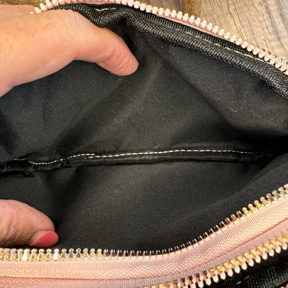 Pink Camera Crossbody Bag w Chevron Purse strap NEW FAST SHIP - Picture 8 of 8